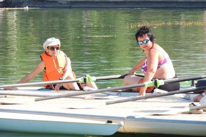 Canoë sur le plan d'eau d'Embrun